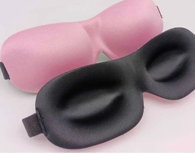 Eyelash extension eye mask for sleep deprivation