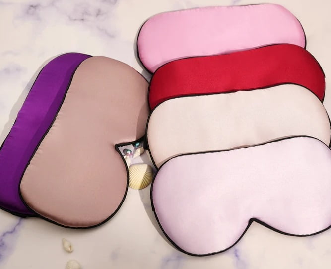 Silk Eye Mask for postpartum sleep deprivation